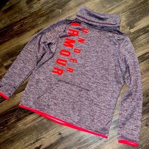 Turtle neck style underarmour sweatshirt